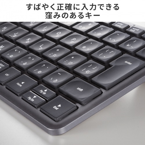 SKB-WBT43BK / Bluetooth+2.4Gコンボキーボード コンパクトモデル