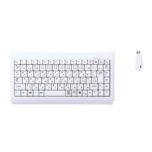 SKB-WL09W / ワイヤレスキーボード(クリアホワイト)