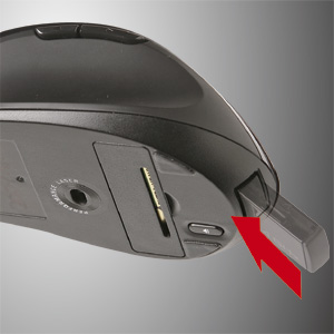 SKB-WL10SETR / マウス付きワイヤレスキーボード（レッド）