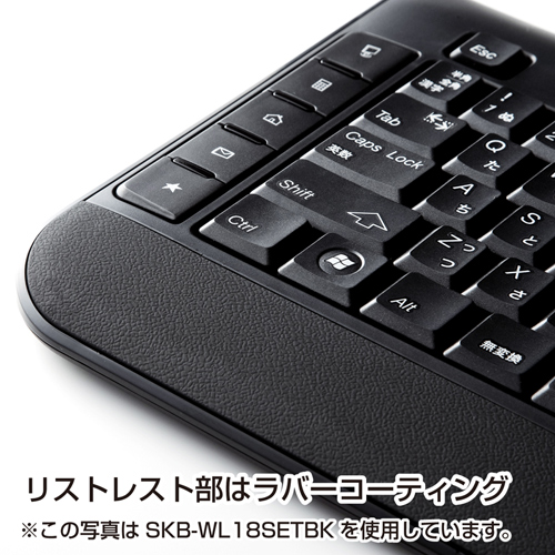 SKB-WL18SETR / マウス付きワイヤレスキーボード（レッド）