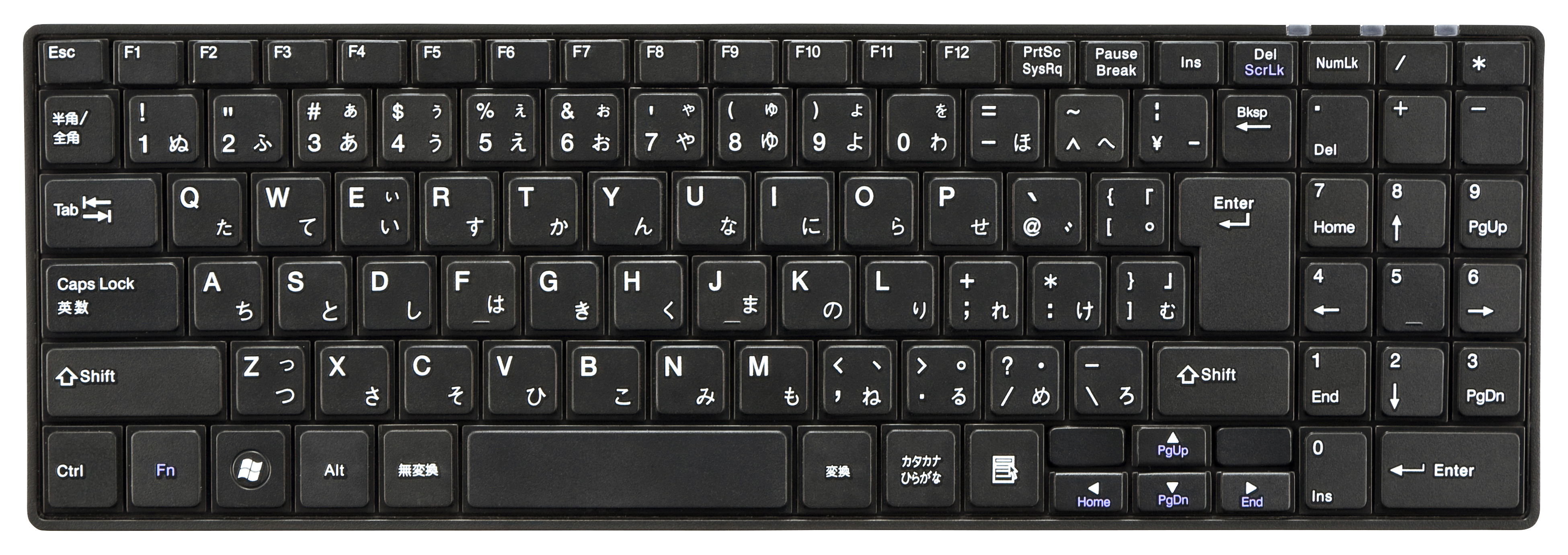 SKB-WL22BK【ワイヤレススリムキーボード（ブラック）】充電電池内蔵で