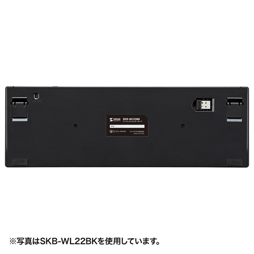 SKB-WL23BK / ワイヤレススリムキーボード（ブラック）