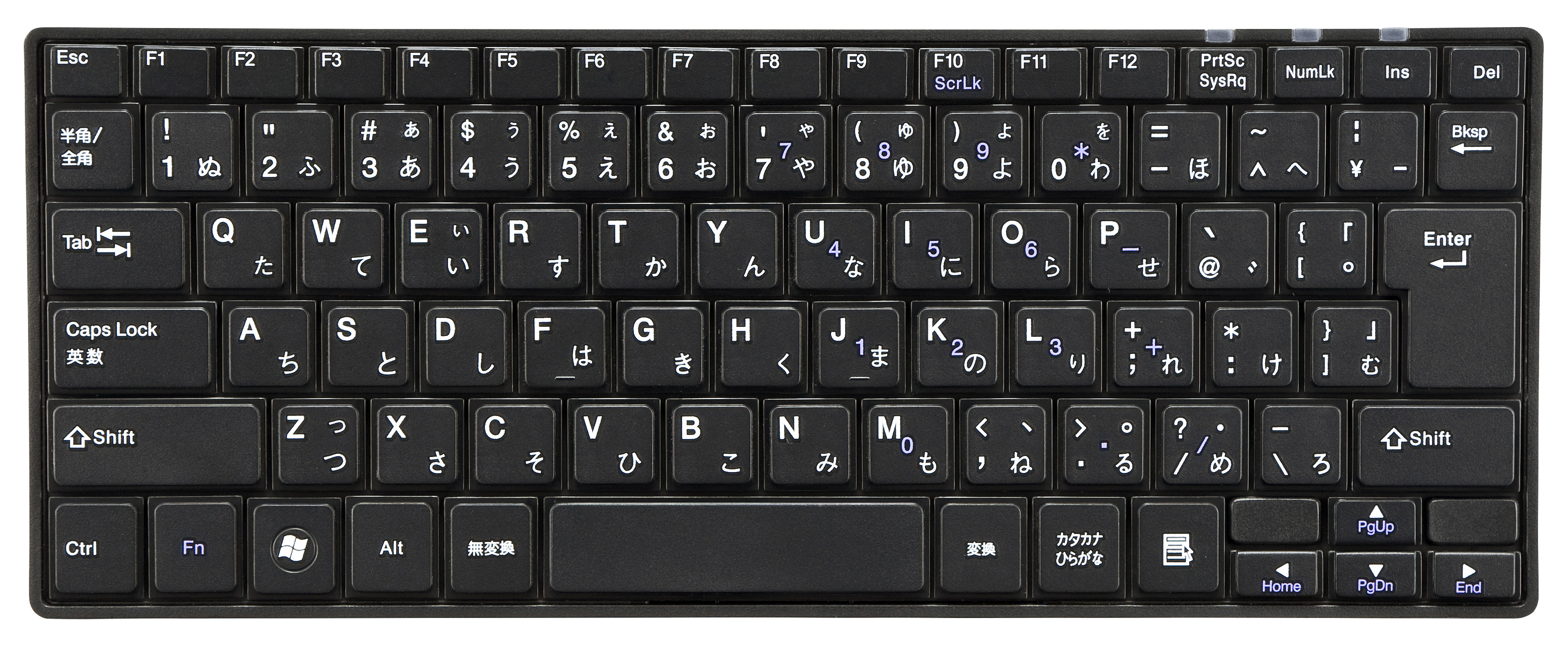 SKB-WL23BK【ワイヤレススリムキーボード（ブラック）】充電電池内蔵で