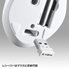 SKB-WL25SETW マウス付きワイヤレスキーボード SKB-WL25SETW / マウス付きワイヤレスキーボード