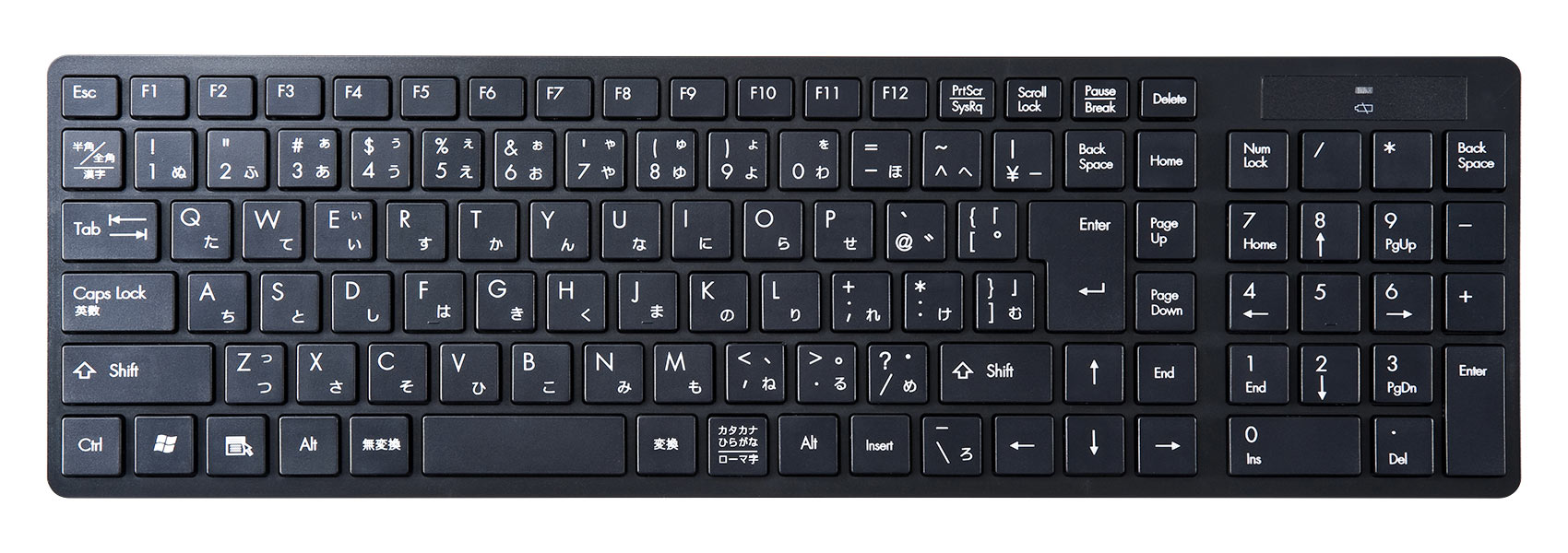 SKB-WL26BK【ワイヤレスキーボード】誤入力を減らすアイソレーション