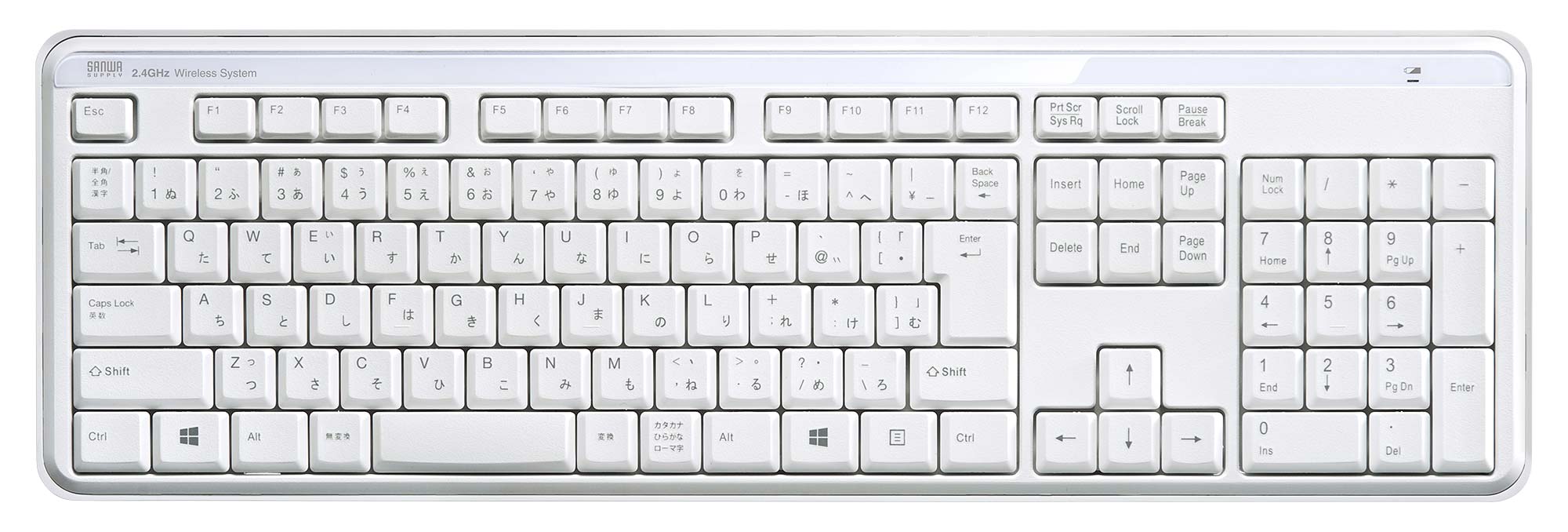 SKB-WL29W【静音スリムキーボード】キータッチ音が静かになった