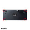 SKB-WL32BK ワイヤレススリムキーボード(ブラック) SKB-WL32BK / ワイヤレススリムキーボード(ブラック)