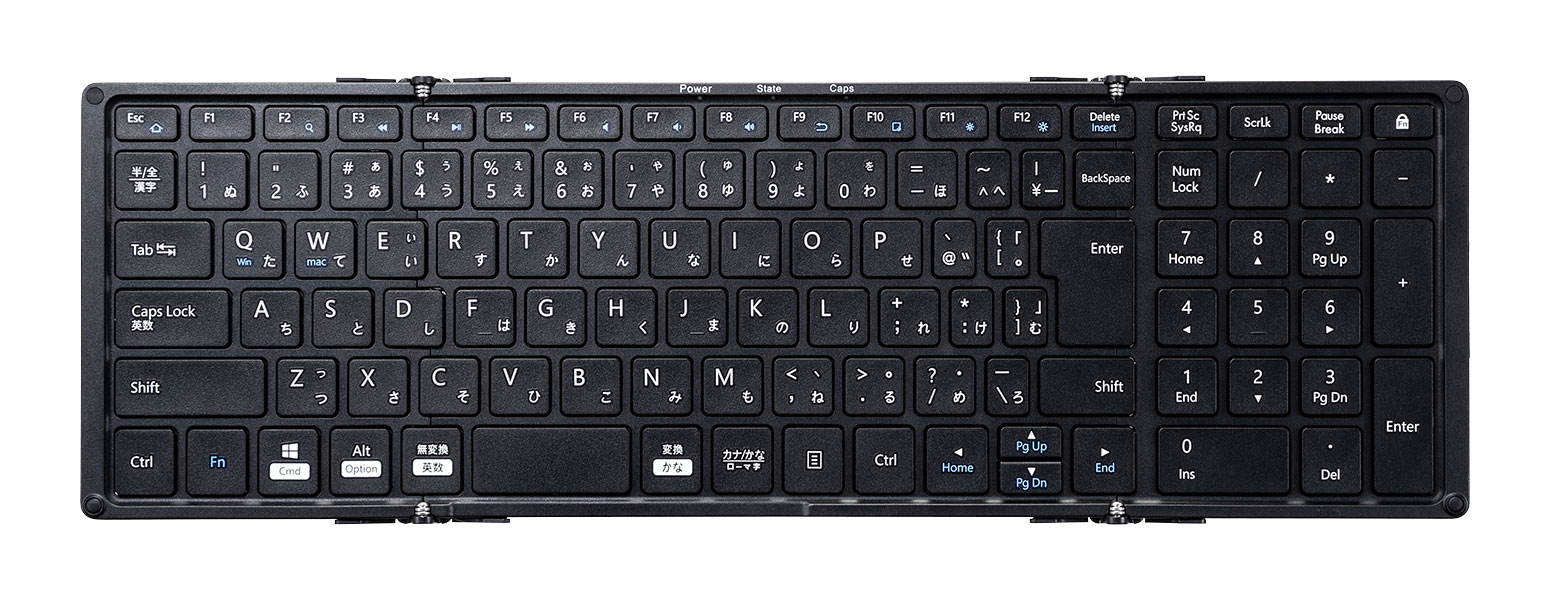 SANWA SUPPLY - SANWA SUPPLY ワイヤレス折りたたみフルキーボード SKB-WL35B SKB-WL35W【ワイヤレス折りたたみフルキーボード（ホワイト