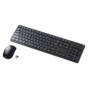 SKB-WL37SETBK / ワイヤレス静音キーボードマウスセット(テンキーあり)