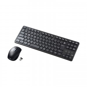 SKB-WL38SETBK / ワイヤレス静音キーボードマウスセット(テンキーなし)