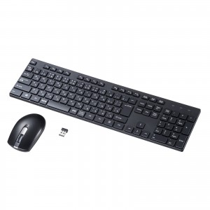 SKB-WL39SETBK / 静音マウス付ワイヤレスキーボード