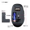 SKB-WL40ASETBK 静音マウス付きワイヤレスキーボード(USB A接続) SKB-WL40ASETBK / 静音マウス付きワイヤレスキーボード(USB A接続)