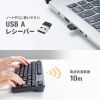 SKB-WL40BK / ワイヤレスキーボード（2.4GHzワイヤレス）