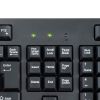 SKB-WL40CSETBK / 静音マウス付き2.4GHzワイヤレスキーボード（Type-C接続）
