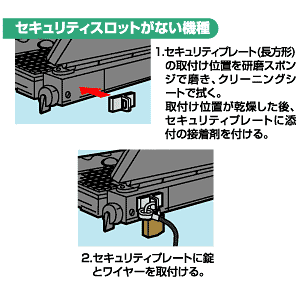 SL-05K / ノートパソコンセキュリティキット