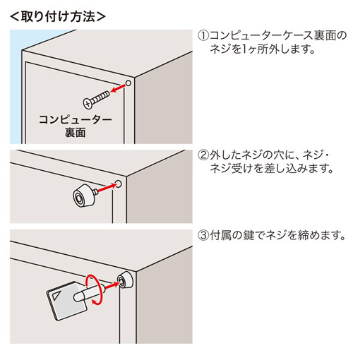 SL-23N / コンピュータケースセキュリティ