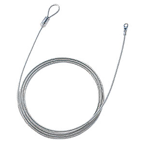 SLE-10W / eセキュリティ(ワイヤー、長さ2.4m・直径4.5mm)