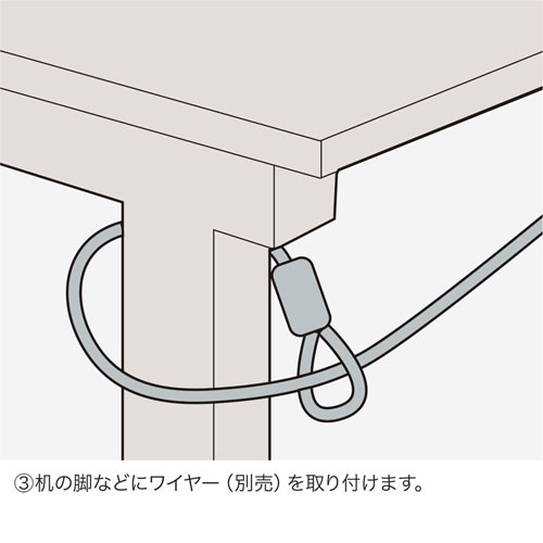 SLE-12P / eセキュリティ（ケーブルロック）