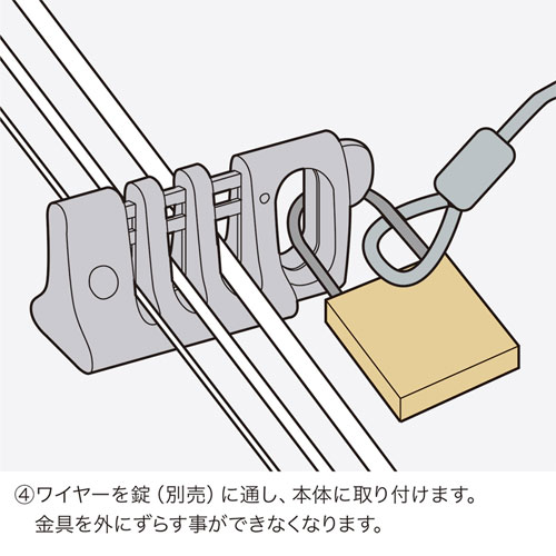 SLE-12P / eセキュリティ（ケーブルロック）