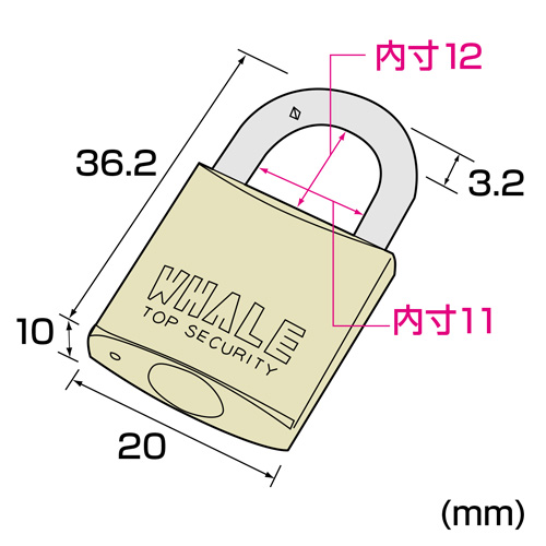 SLE-2L-4 / eセキュリティ（南京錠小・カギNo.4）