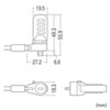 SLE-39S / 標準スロット対応セキュリティワイヤー・ダイヤル錠