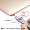 SLE-46S-BL Type-Cポート取付けセキュリティ(eセキュリティ) SLE-46S-BL / Type-Cポート取付けセキュリティ(eセキュリティ)
