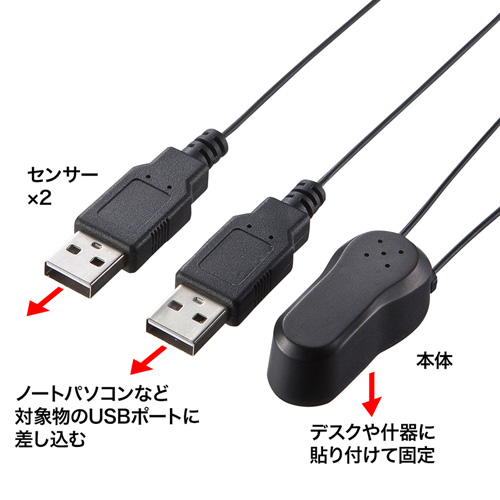 SLE-4ALMN / アラームセキュリティ（USBコネクタ取り付け・ダブルタイプ）