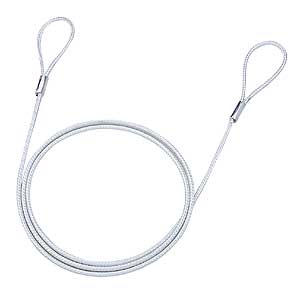SLE-5W / eセキュリティ(ワイヤー、長さ1.5m・直径3.5mm)