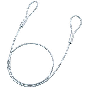 SLE-8W-1 / eセキュリティ（ワイヤー、長さ1.0m・直径4.6mm）