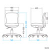 SNC-021KBK2 オフィスチェア(ブラック) SNC-021KBK2 / オフィスチェア(ブラック)