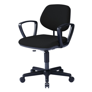 SNC-025BK / キープチェア(肘付き・ブラック・受注発注)