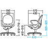 SNC-079GY / OAチェア（グレー）