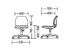 SNC-087K / OAチェア