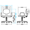 SNC-333BLN / OAチェア