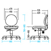SNC-520GY / OAチェア