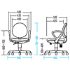 SNC-521BL / OAチェア