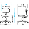 SNC-555BLN / OAチェア