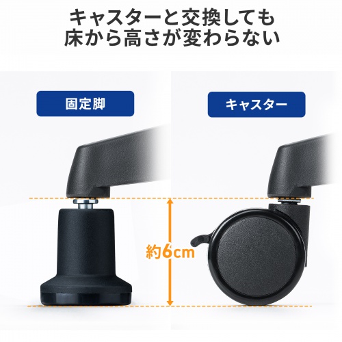 SNC-ADJST4N / チェア用固定脚(シャフト長26mm・5個入り)
