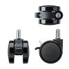 SNC-CAST12 / ストッパー付き大型ウレタンキャスター（5個入り）