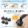 SNC-CAST12 ストッパー付き大型ウレタンキャスター(5個入り) SNC-CAST12 / ストッパー付き大型ウレタンキャスター(5個入り)