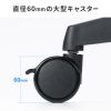 SNC-CAST12 ストッパー付き大型ウレタンキャスター(5個入り) SNC-CAST12 / ストッパー付き大型ウレタンキャスター(5個入り)