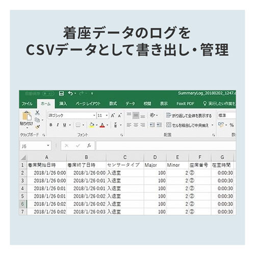 SNC-CS1-BLE / スマートクッション（BLEビーコン・圧力センサー内蔵）