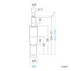 SNC-CYL5 / OAチェア用シリンダー