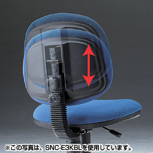 SNC-E3KVBL / OAチェア（ビニールレザー張り・ブルー）