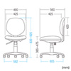 SNC-ECO1GYN OAチェア(グレー) SNC-ECO1GYN / OAチェア(グレー)