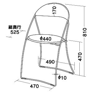 SNC-EU303BK / SOHOチェア