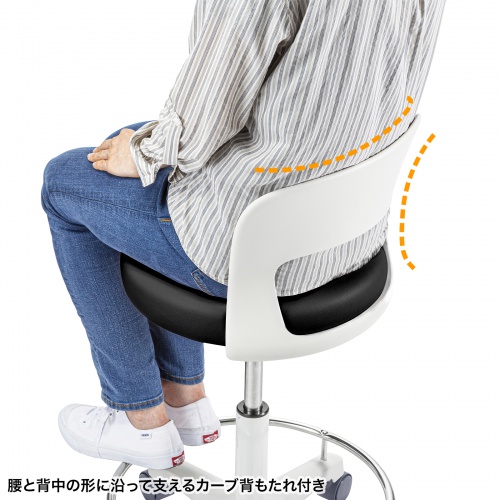 SNC-HP8KBK / ソフトスツール（ブラック）