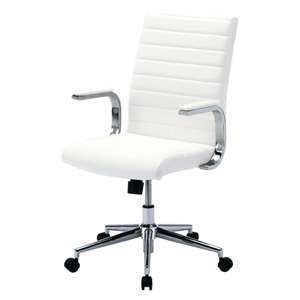 SNC-L12W / PUレザーチェア(ホワイト)
