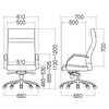 SNC-L14BK ハイバックレザーチェア SNC-L14BK / ハイバックレザーチェア