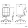 SNC-L16BK シンプルレザーチェア(ブラック) SNC-L16BK / シンプルレザーチェア(ブラック)